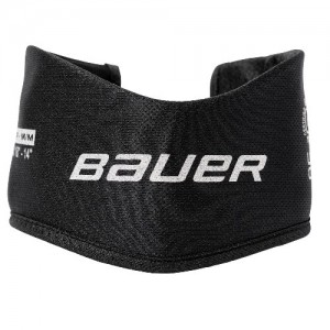 BAUER NECK GUARD NG NLP21 PREMIUM COLLAR - SCHWARZ - YTH
