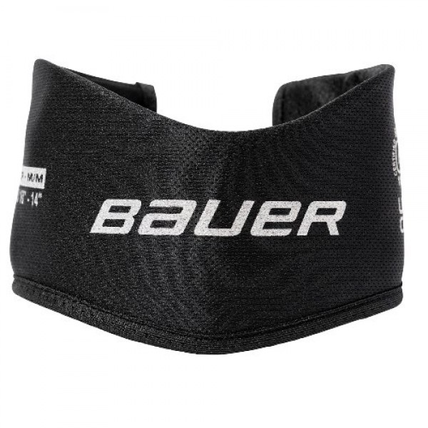 BAUER NECK GUARD NG NLP21 PREMIUM COLLAR - SCHWARZ - YTH